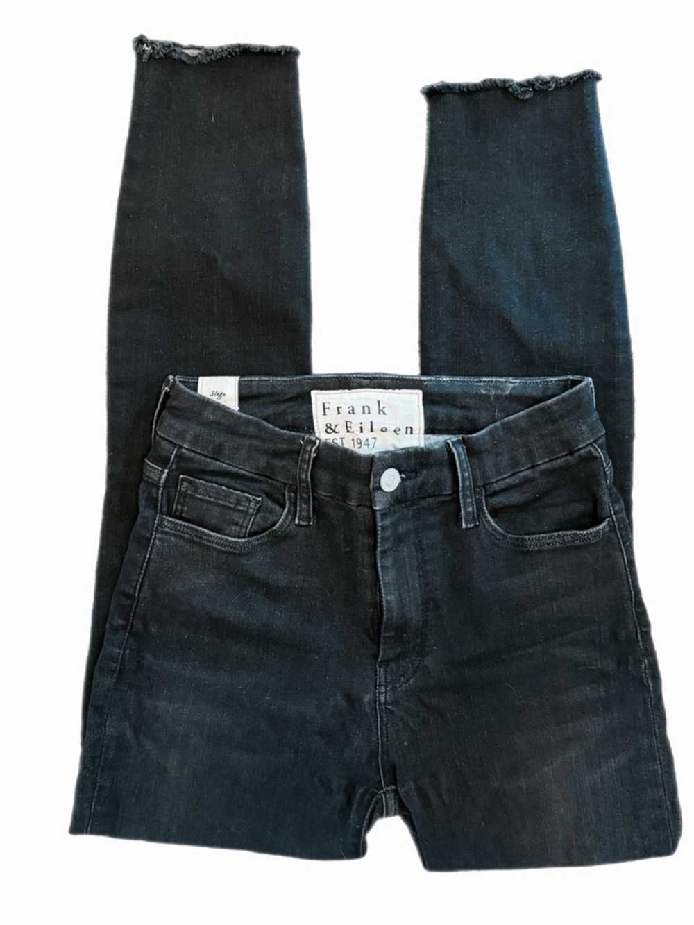Frank & Eileen Women's Sligo Dark Wash Black Jeans Size 26